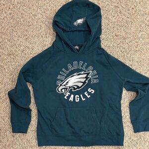 NFL Philadelphia Eagles Kids Teal Hoodie